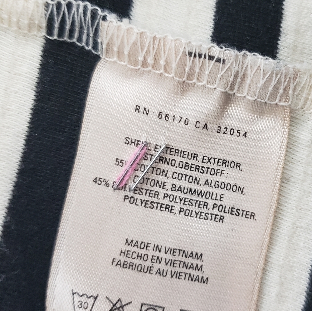 Anthropologie striped cuff sleeve top - Picture 5 of 6